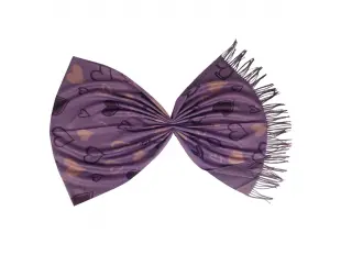 Дамски шал със сърца - Cveti