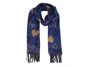 Дамски шал със сърца - Kremena Дамски шал със сърца - Kremena