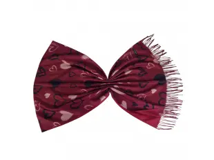 Дамски шал със сърца -Lori