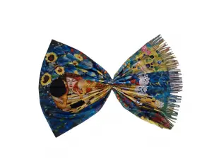 Двулицев дамски шал - Целувката в слънчогледи