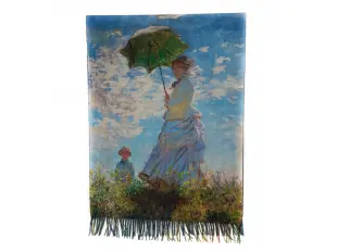 Двулицев дамски шал - Клод Моне - мадам Моне и нейният син