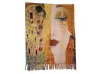 Двулицев дамски шал с картините на Густав Климт