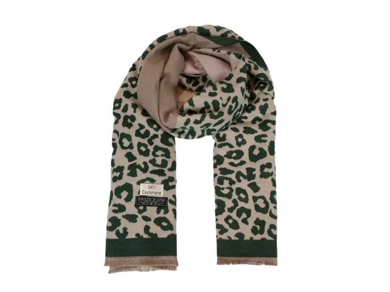 Зелен дамски шал - Sky Cashmire Зелен дамски шал - Sky Cashmire