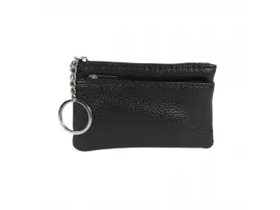 Черно портмоне - ключодържател