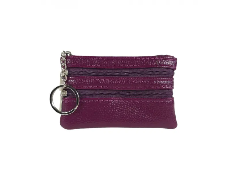 Виолетов ключодържател - портмоне - Glos Виолетов ключодържател - портмоне - Glos