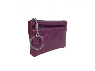 Виолетово портмоне - ключодържател
