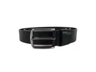 Черен мъжки колан - XXXL
