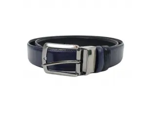 Двулицев мъжки колан от естествена кожа