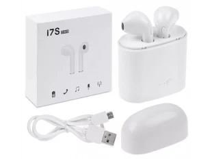 Безжични слушалки със зареждащ кейс V4.2+DER i7 TWS