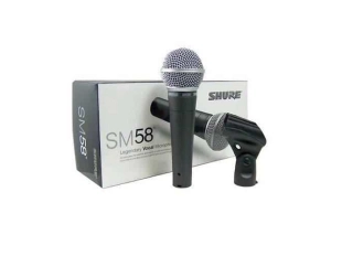 HiFi микрофон Shure SM-58 с кабел и калъф