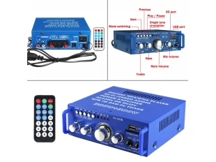 Домашен аудио усилвател BT-502 - USB,FM,TFT,MP