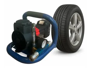 Aкумулаторен безчетков въздушен компресор с 2 батерии 36V 8Ah KraftRoyal