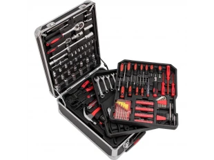 Куфар с Ръчни Инструменти KraftRoyal 499 части тресчотки, ключове, отвертки.