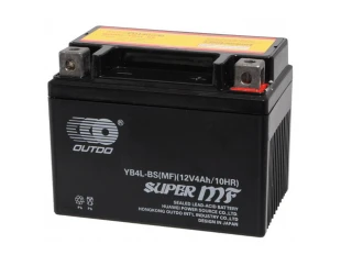 Акумулатор стартов YB4L-BS(MF) 12V 4Ah 10hr десен +