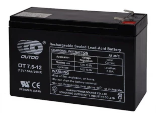 Тягов акумулатор 12V 7.5Ah, OT7.5 -12 UPS
