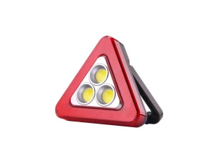 Авариен LED триъгълник 3 в 1 + соларно зареждане