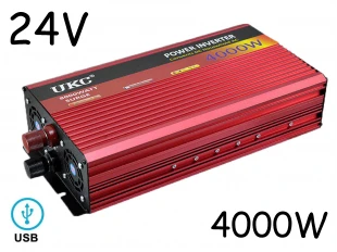 Инвертор на напрежение UKC 4000W 24V - 220V