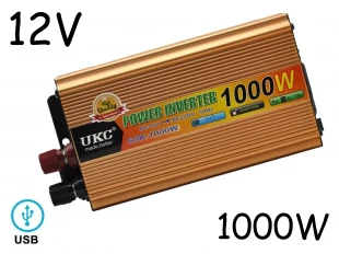 Инвертор на напрежение UKC SSK-1000W 12V - 220V 1000W 