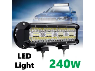 Автомобилен LED бар 240W - Мощен Прожектор за кола