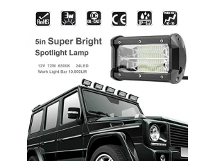 Мощен LED бар 72W Прожектор за кола