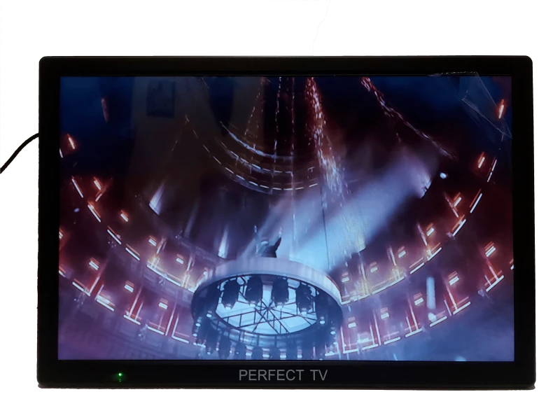 Преносим портативен цифров телевизор PERFECT TV 16 инча, 12v / 220v