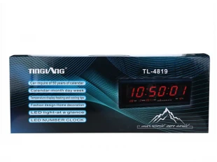 Голям LED електронен часовник Tingiang Tl-4819