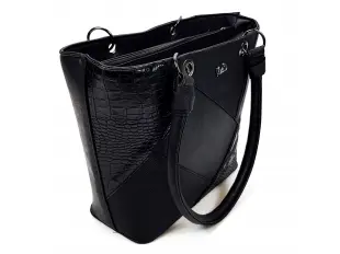 Черна дамска чанта - Валери