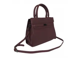 Бордова дамска чанта - Deria