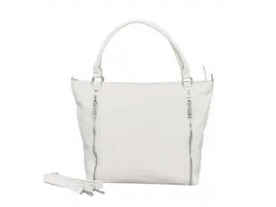 Бяла дамска чанта - Leans Бяла дамска чанта - Leans
