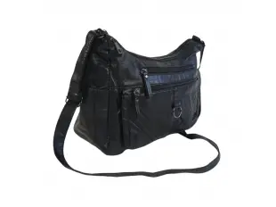 Черна дамска чанта - Alora