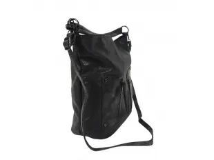 Черна дамска чанта - Leanis