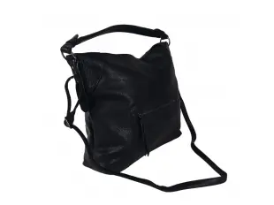 Черна дамска чанта - Lesas