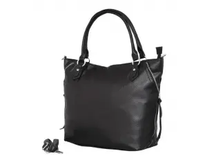 Черна дамска чанта - Melina