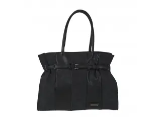 Черна дамска чанта - Rosn