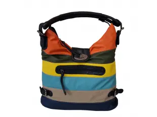 Голяма цветна дамска чанта - Emian