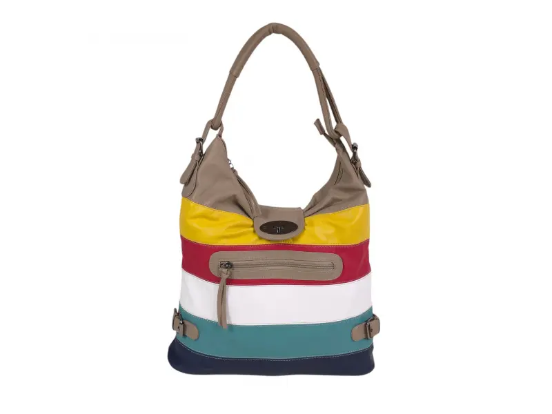 Многоцветна голяма чанта - Emian Многоцветна голяма чанта - Emian