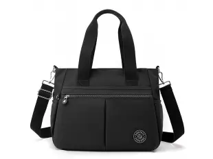 Черна чанта от текстил - Derika Черна чанта от текстил - Derika