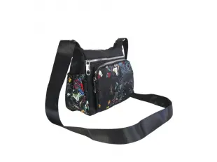 Черна чанта от текстил - Greta