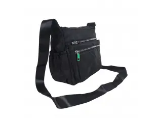 Черна чанта от текстил - Nikaq