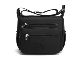 Черна чанта от текстил - Vqra Черна чанта от текстил - Vqra