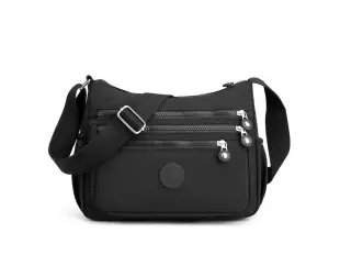 Черна чанта от тестил - Jois Черна чанта от тестил - Jois