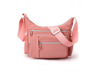 Розова чанта от текстил - Mana Розова чанта от текстил - Mana