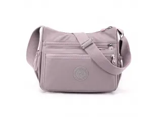 Розова дамска чанта от тестил - Vana