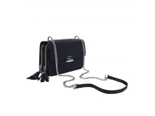 Черна дамска чанта - Treisen