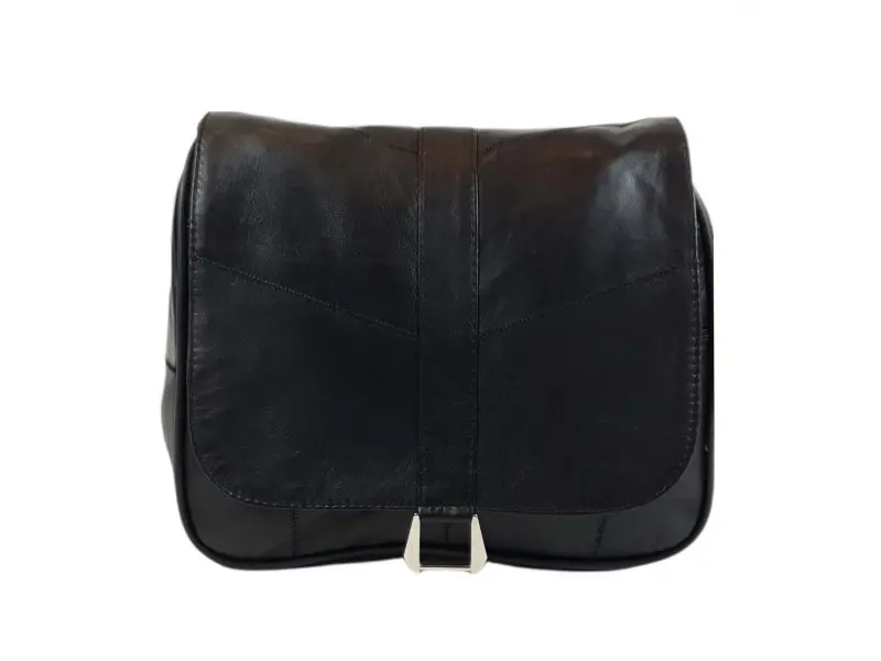 Черна чанта от естествена кожа - Elia Черна чанта от естествена кожа - Elia