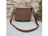 Малка кафява кожена чанта - Emai