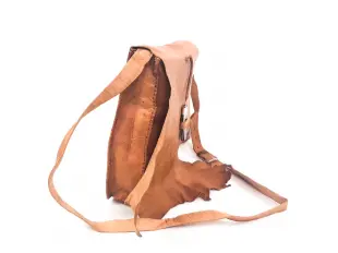 Голяма светло кафява чанта - листо