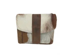 Кафява чанта с естествен косъм - Jelis Кафява чанта с естествен косъм - Jelis