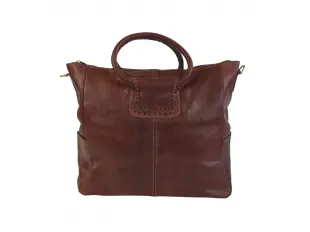 Кафява кожена чанта - Lonaq Кафява кожена чанта - Lonaq