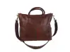 Кафява кожена чанта - Lonaq